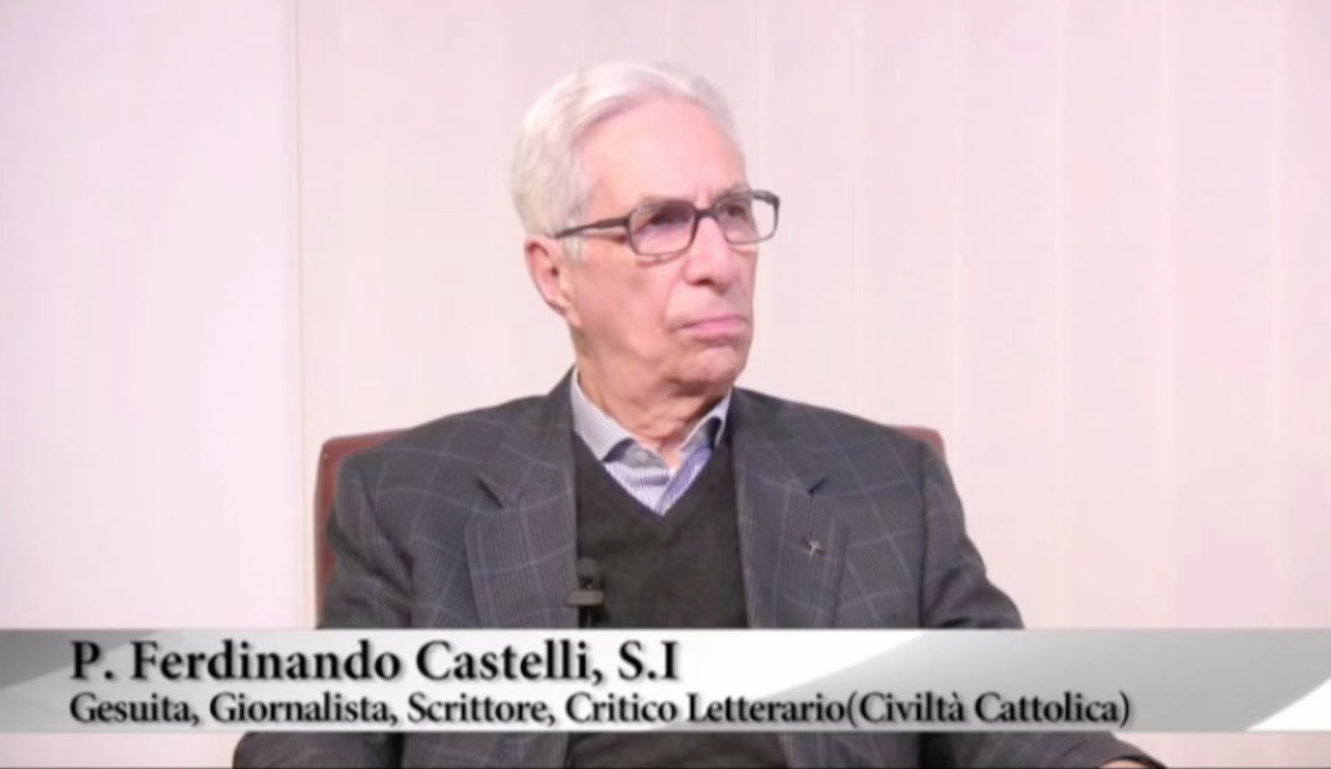 P. Ferdinando Castelli S.I. - Gesuita, Giornalista, Scrittore, Critico Letterario (Civiltà Cattolica)