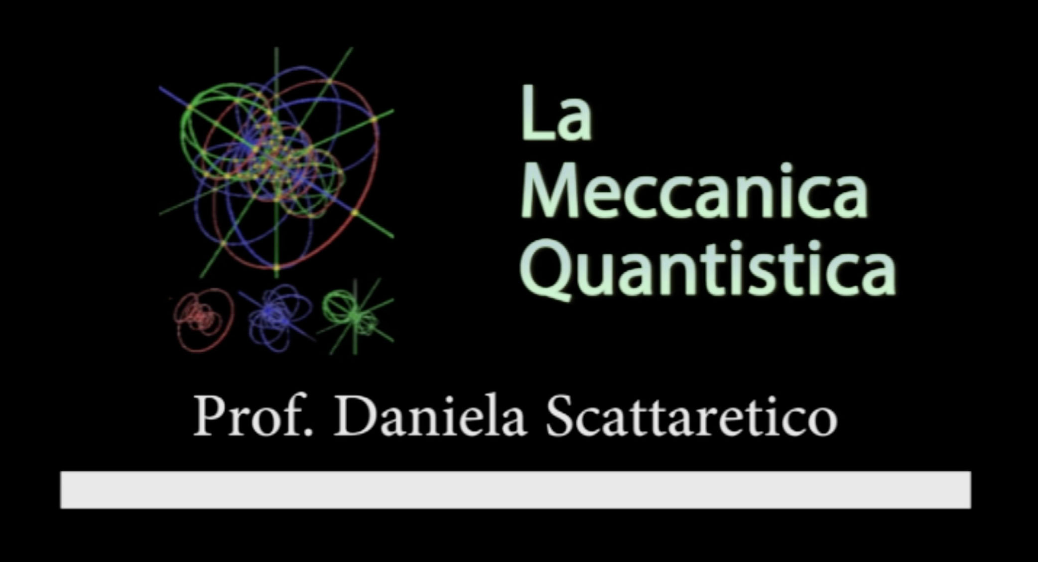 Daniela Scattaretico - Lezione di Fisica Quantistica