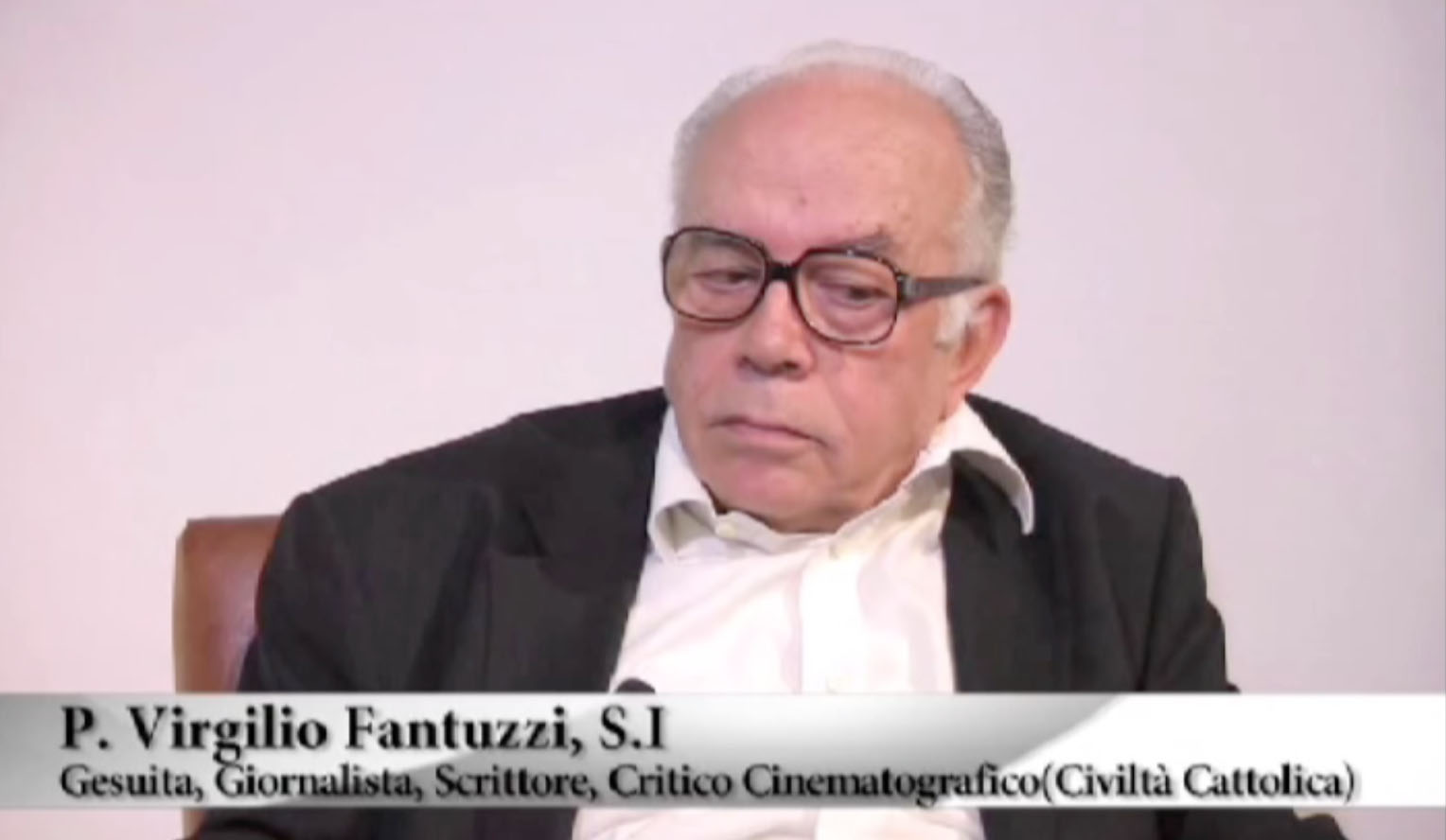 P. Virgilio Fantuzzi S.I - Gesuita, Giornalista, Scrittore, Critico Cinematografico (Civiltà Cattolica)