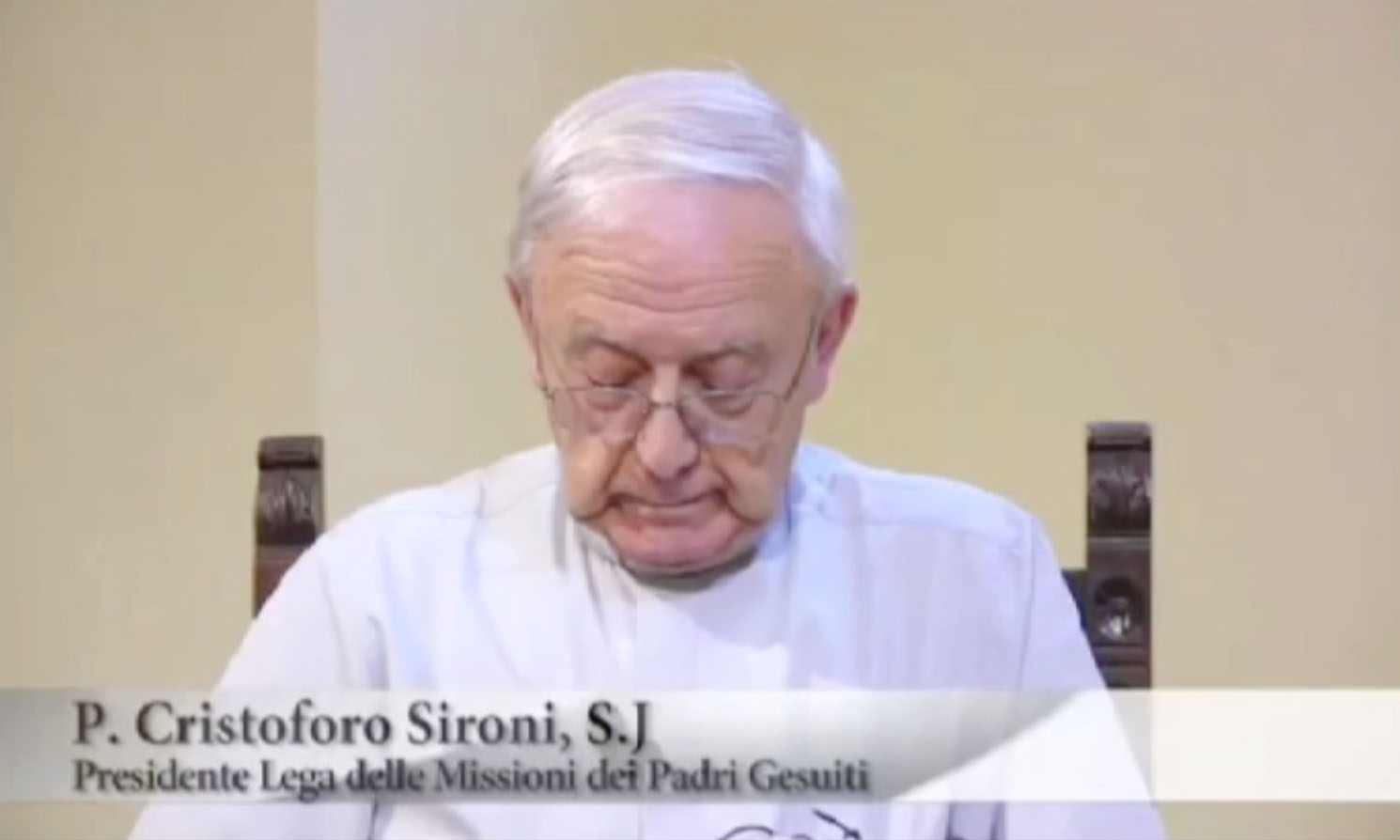 P. Cristoforo Sironi S.j - Presidente Lega Missioni dei Padri Gesuiti